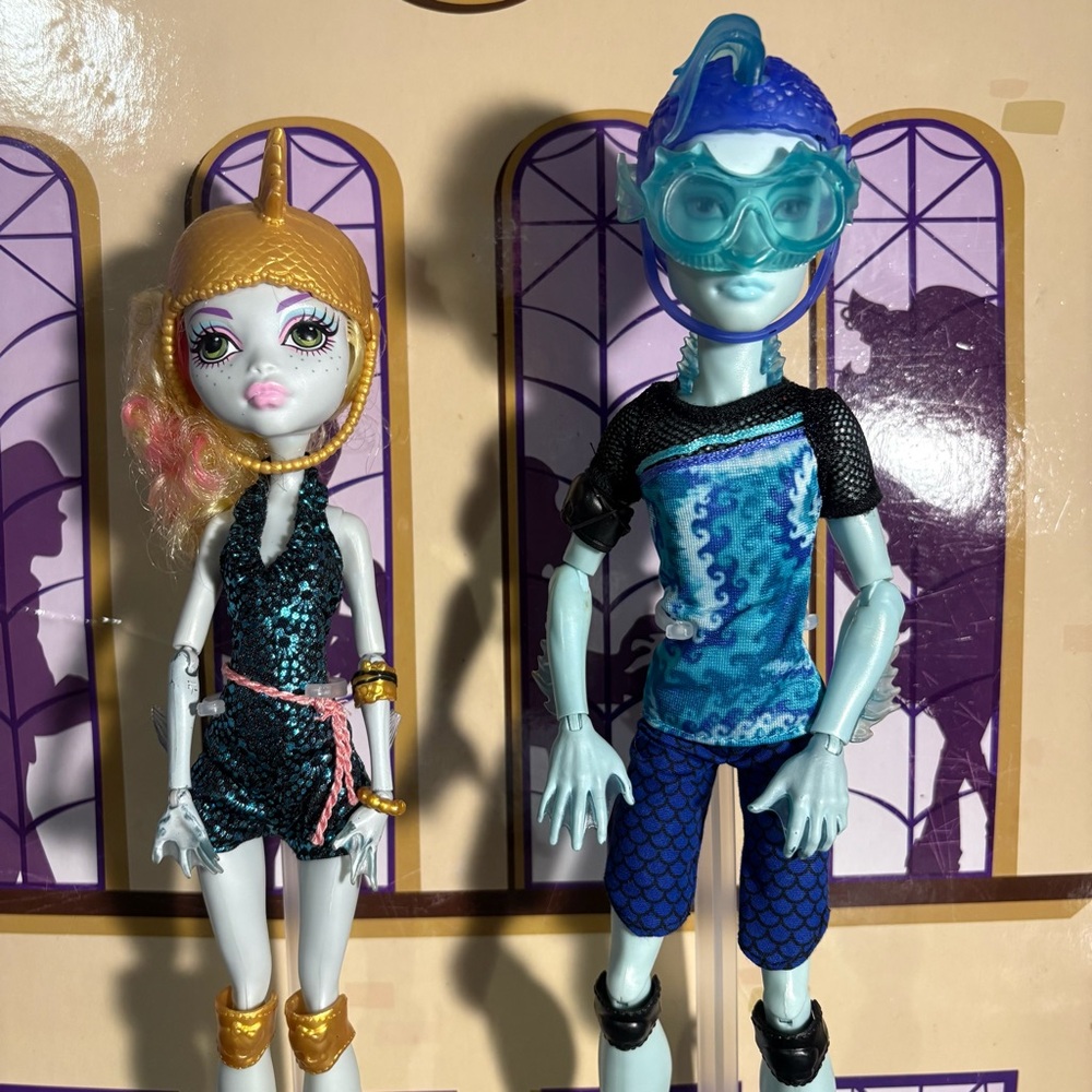 Monster High “Wheel Love” Lagoona Blue and Gil